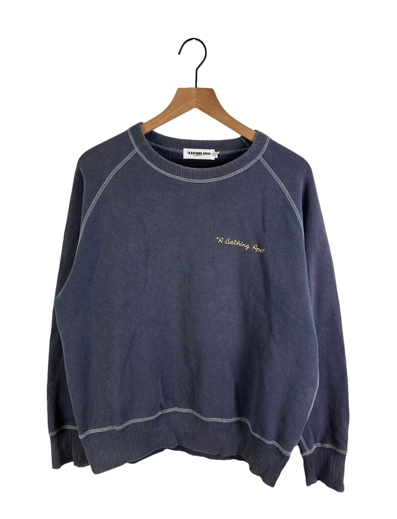OG Bape Embroidery Big Head Logo Sweatshirts Size: M