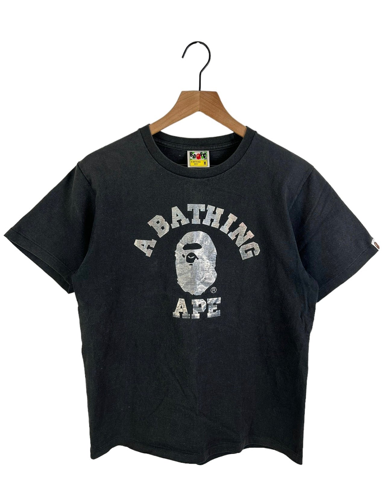 Bape Glitter Collage Logo Print T-Shirt Size: M