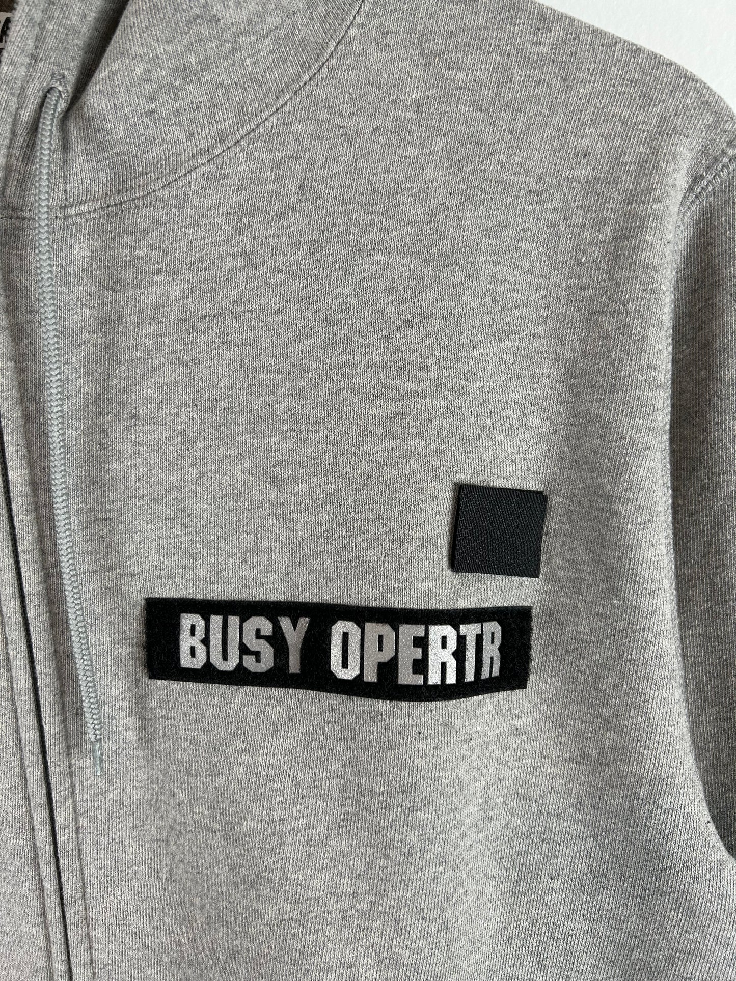 Bape BUSY OPERTR Full Zip Hoodie Size: L