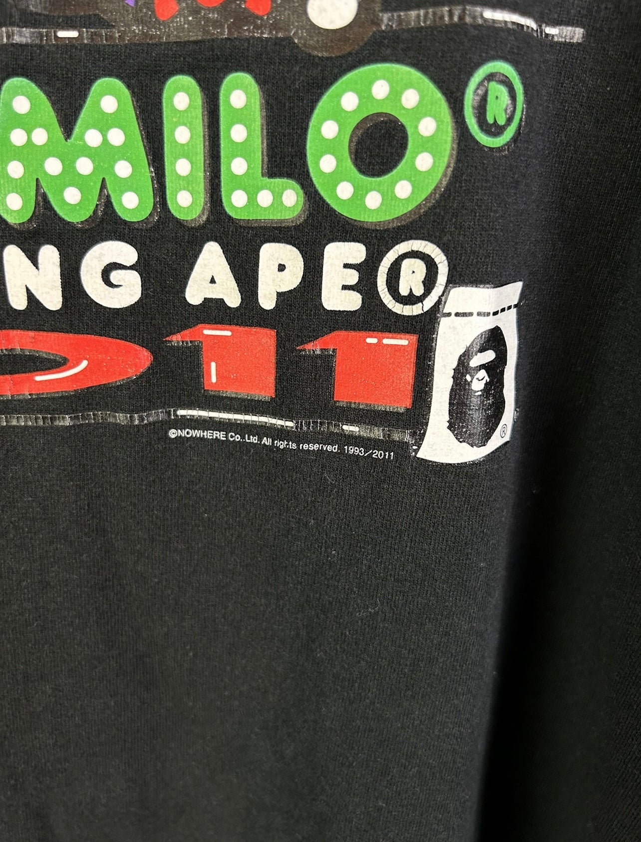 2011 Bape Milo Print T-Shirts