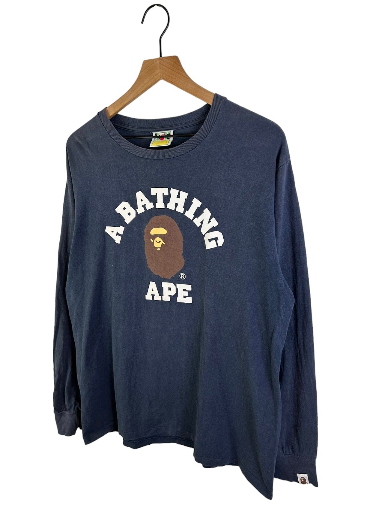 Bape Collage Logo Print L/S T-Shirt