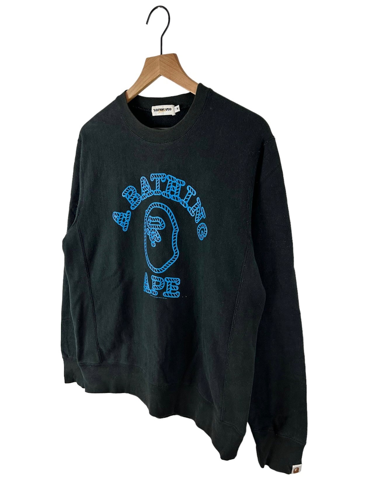 2009 Bape Rope Logo Collage Logo Sweatshirt