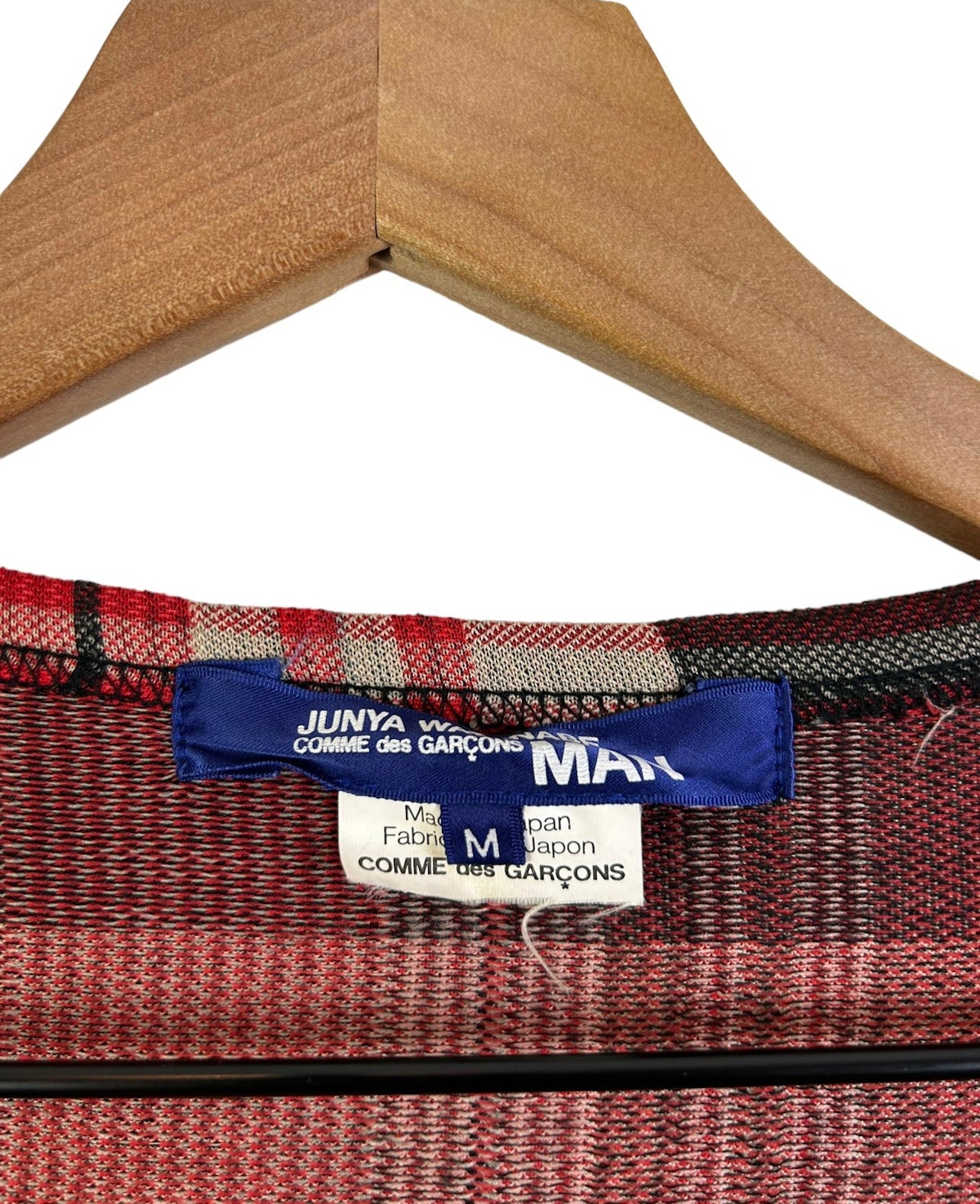 Junya Watanabe Comme des Garçons Plaid Cardigan Size:M
