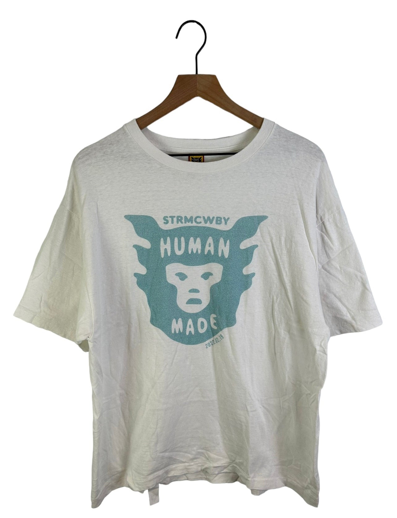 Human Made Face Logo Print T-Shirt Size: X-Large