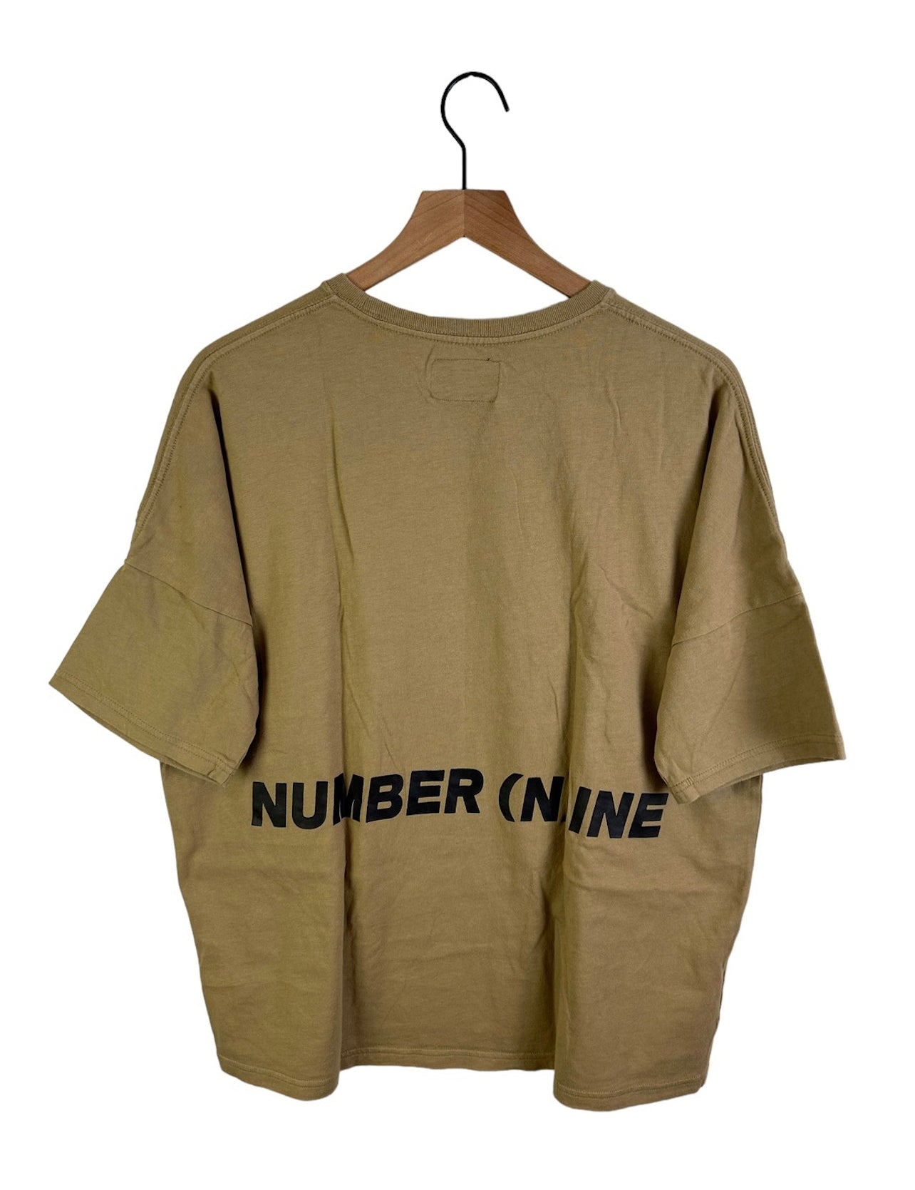 Number Nine Back Logo Print T-Shirts Size: L