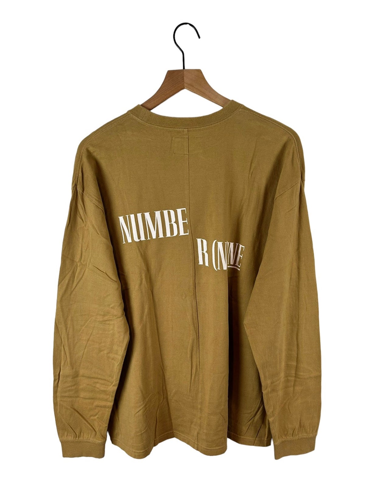 Number Nine Back Print Logo L/S T-Shirt Size: M