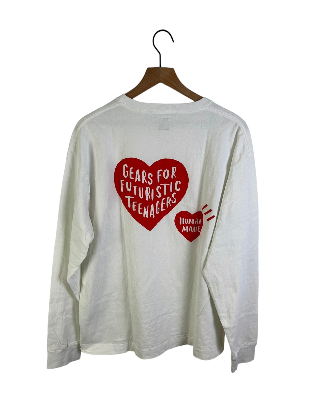 Human Made Heart Logo Print L/S T-Shirt