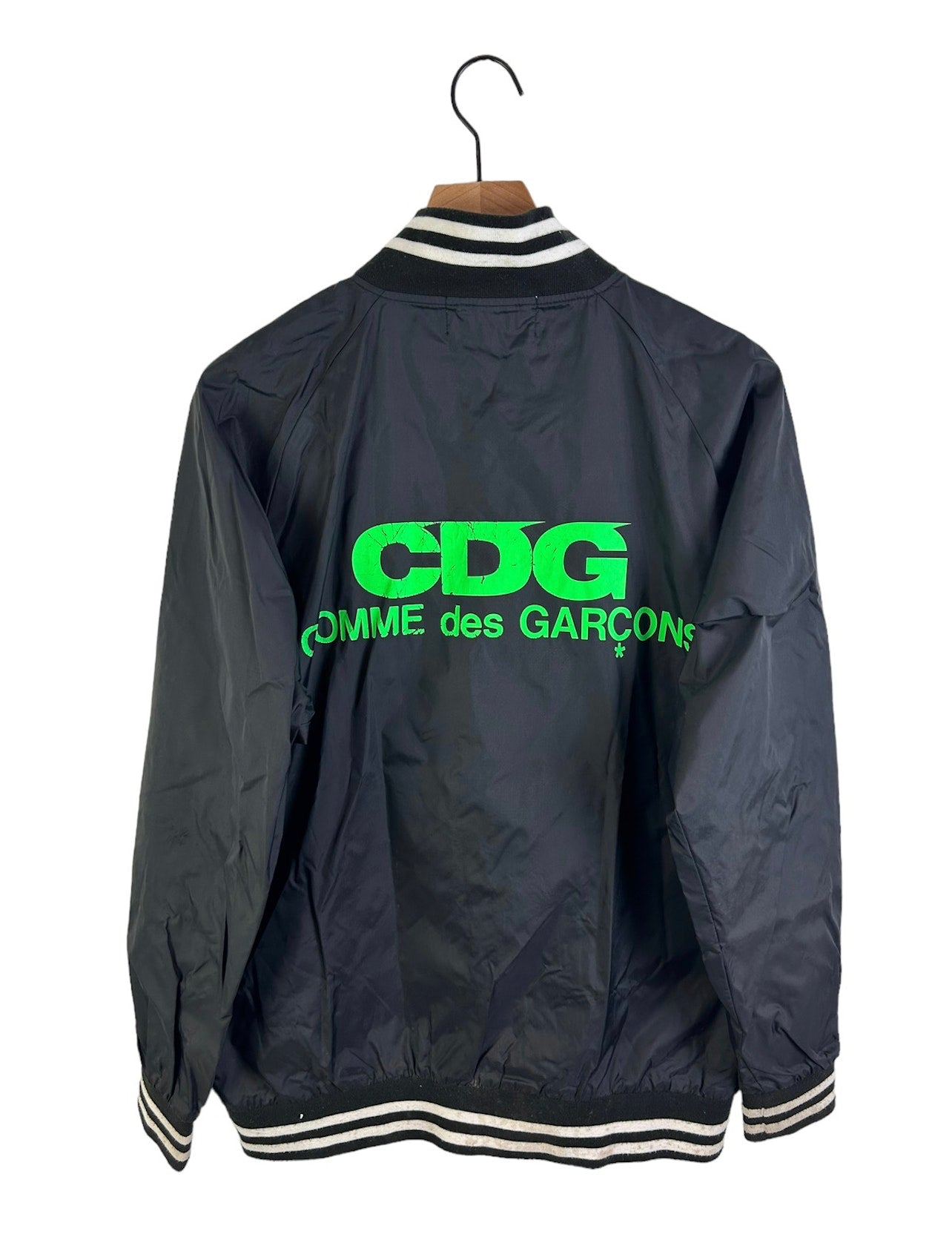 CDG Back Logo Nylon Jacket Size: L