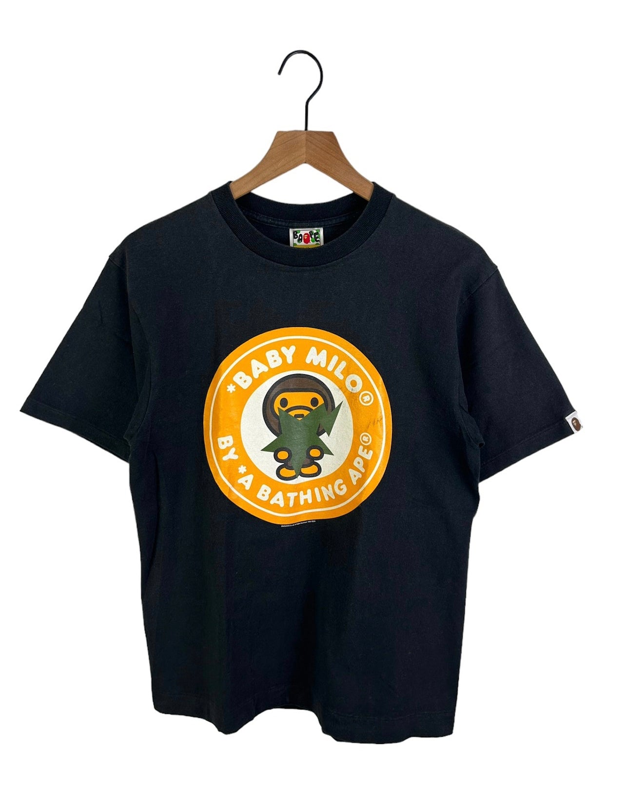 2009 Bape Milo Circle Logo Print T-Shirt Size: M
