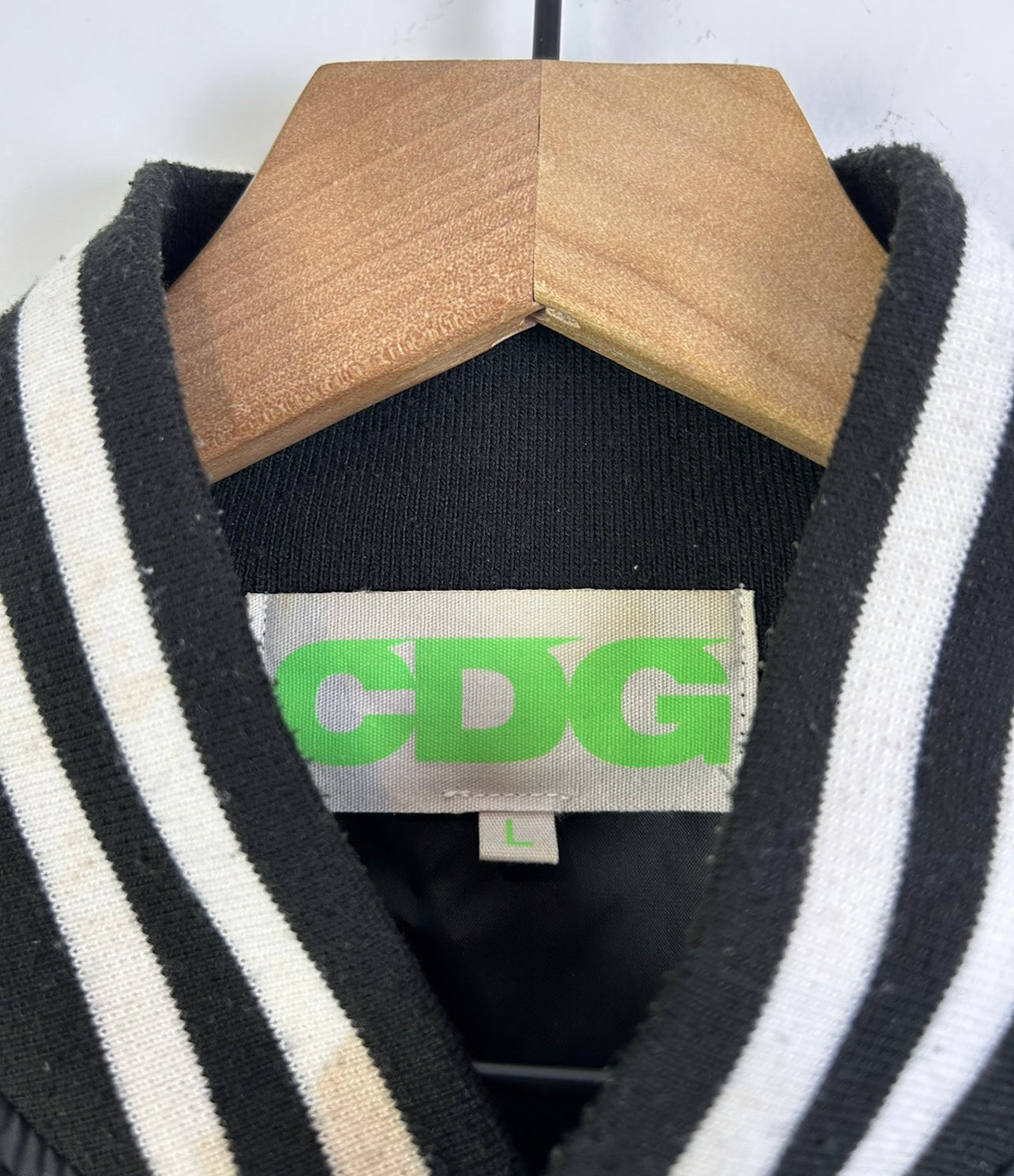 CDG Back Logo Nylon Jacket Size: L