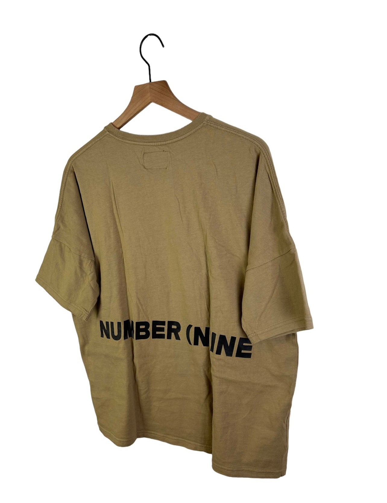 Number Nine Back Logo Print T-Shirts Size: L