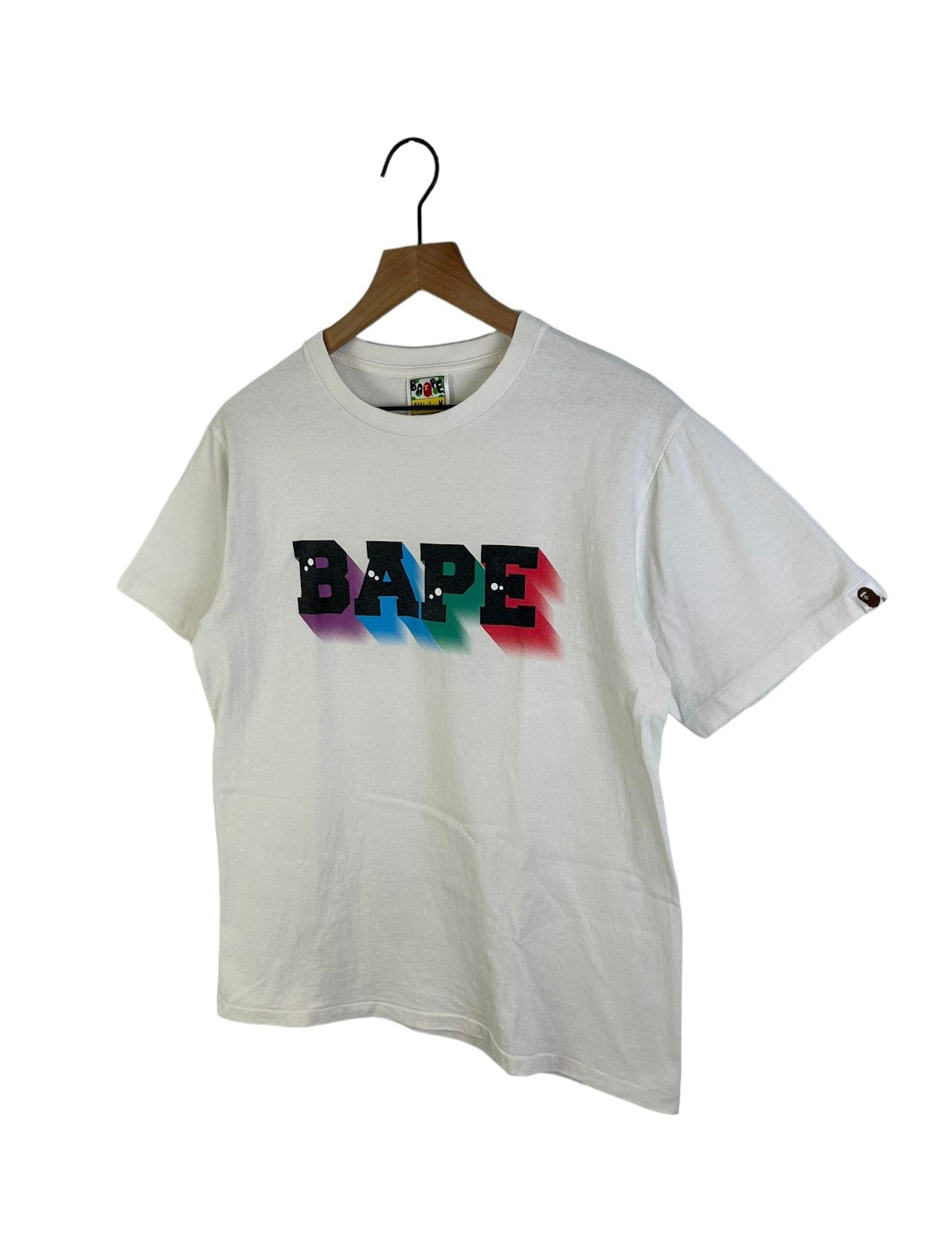 OG Bape Logo Print T-Shirt Size: M
