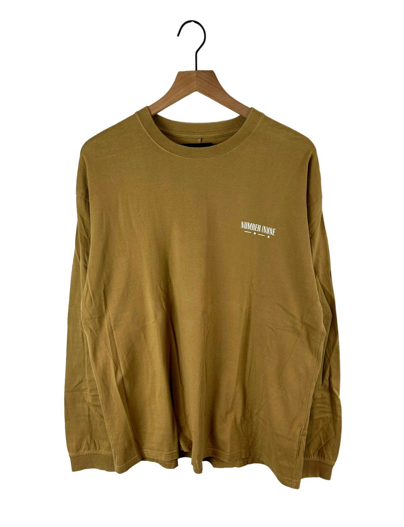 Number Nine Back Print Logo L/S T-Shirt Size: M