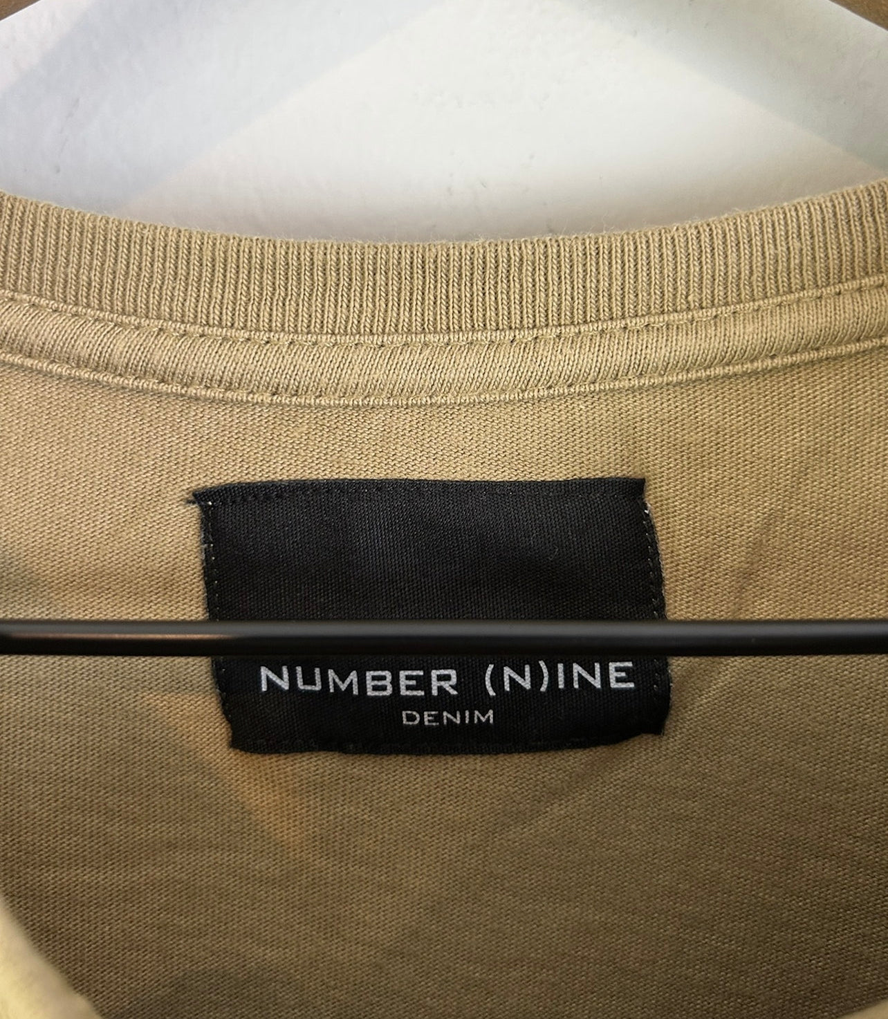Number Nine Back Logo Print T-Shirts Size: L