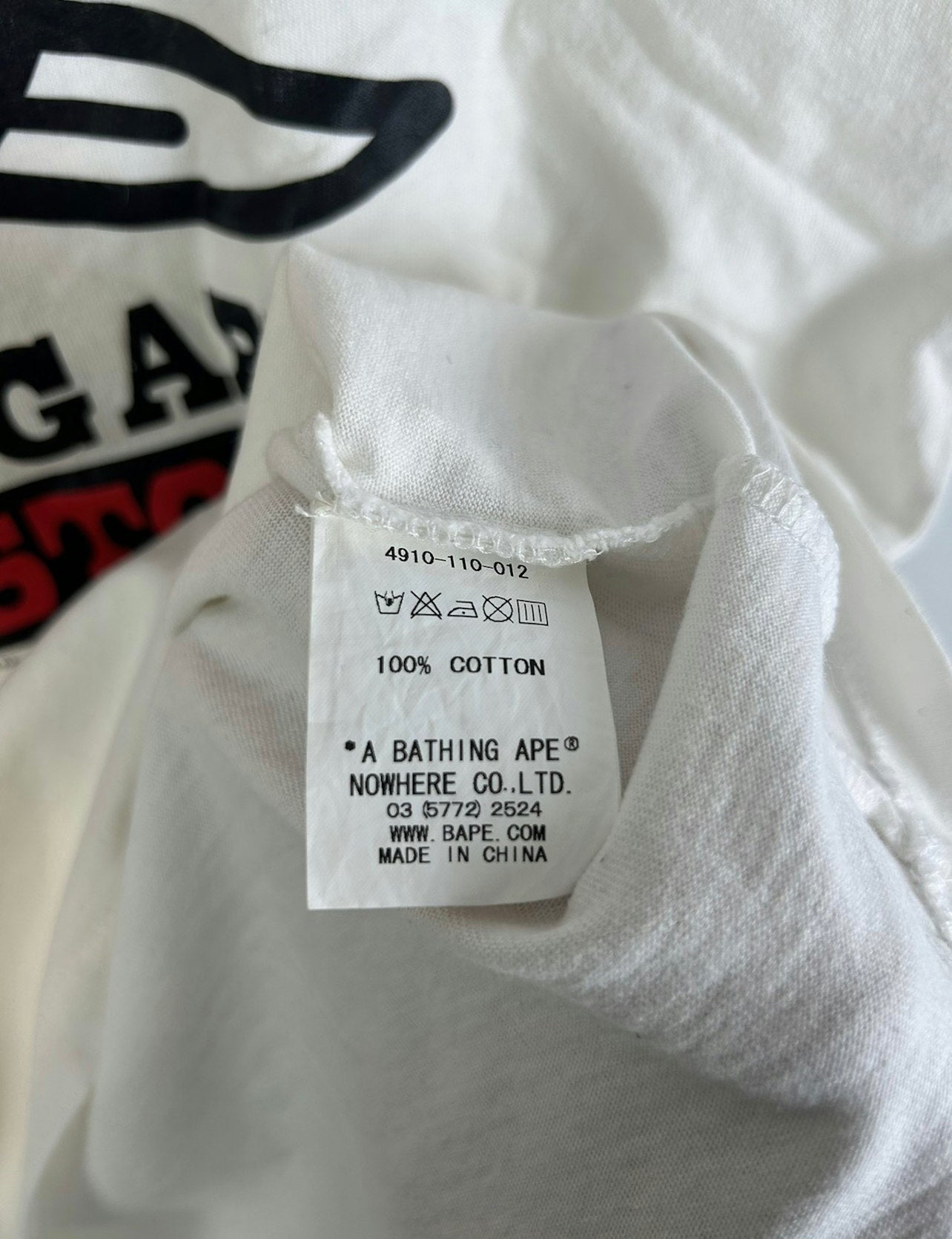 2012 Bape Milo Pirates Logo Print T-Shirt Size: M