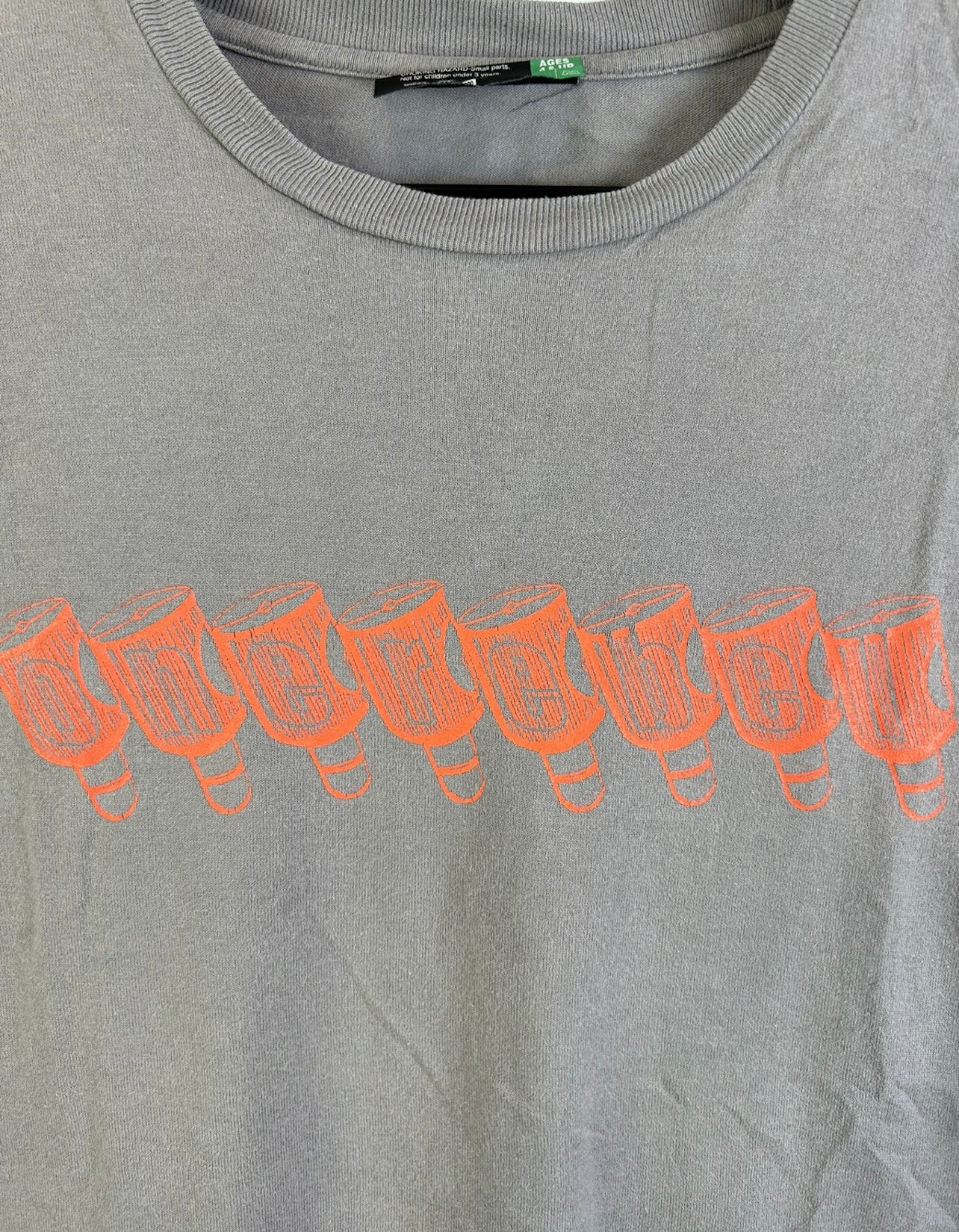 99’ Undercover One Rebel Print T-Shirt Size: M