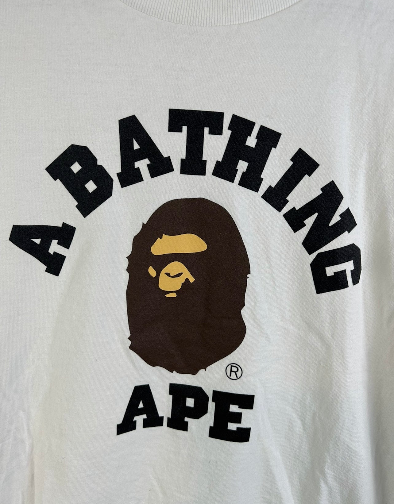 Bape Collage Logo Print T-Shirt Size: M