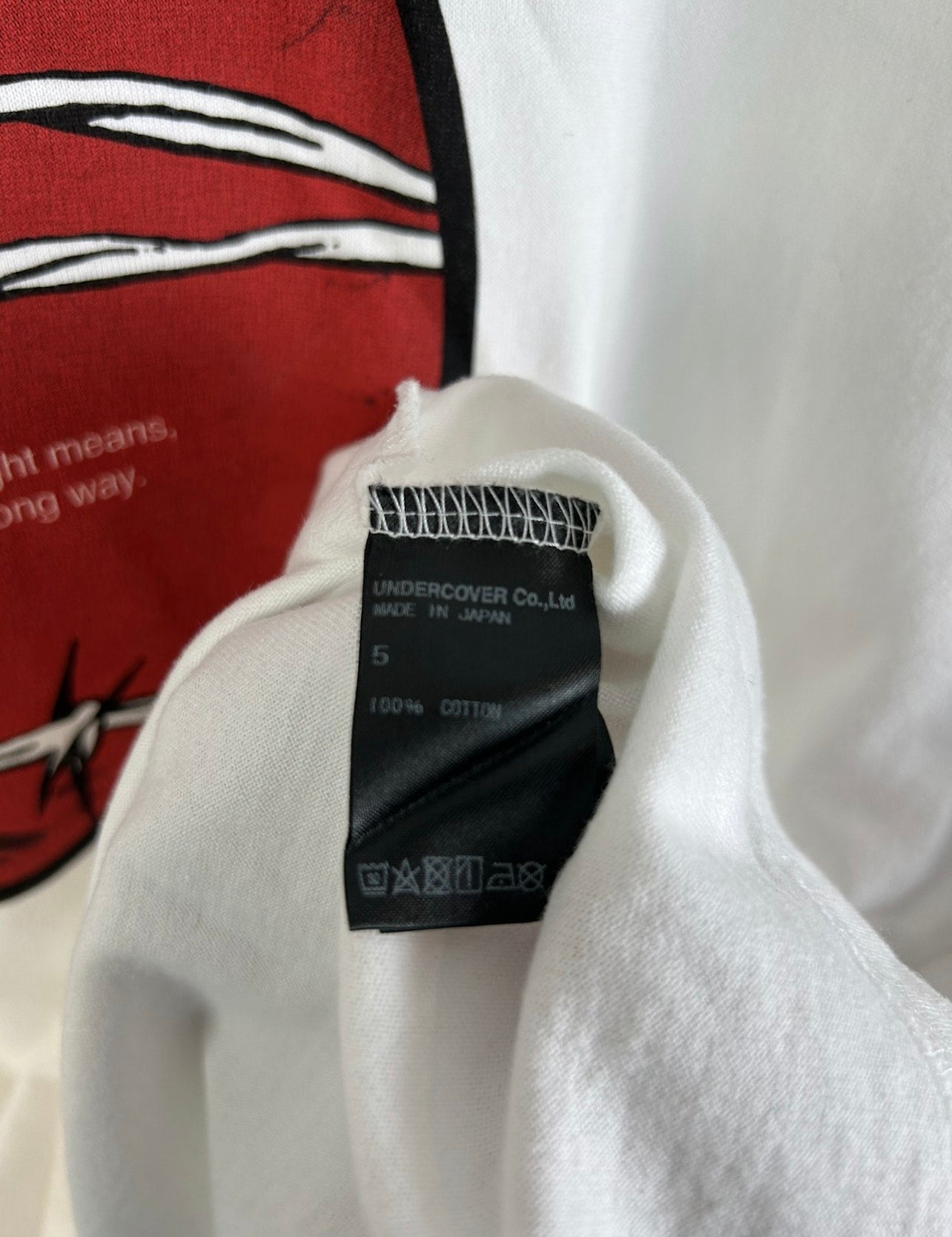 Undercover Barbed Wire Print T-Shirt Size: 5