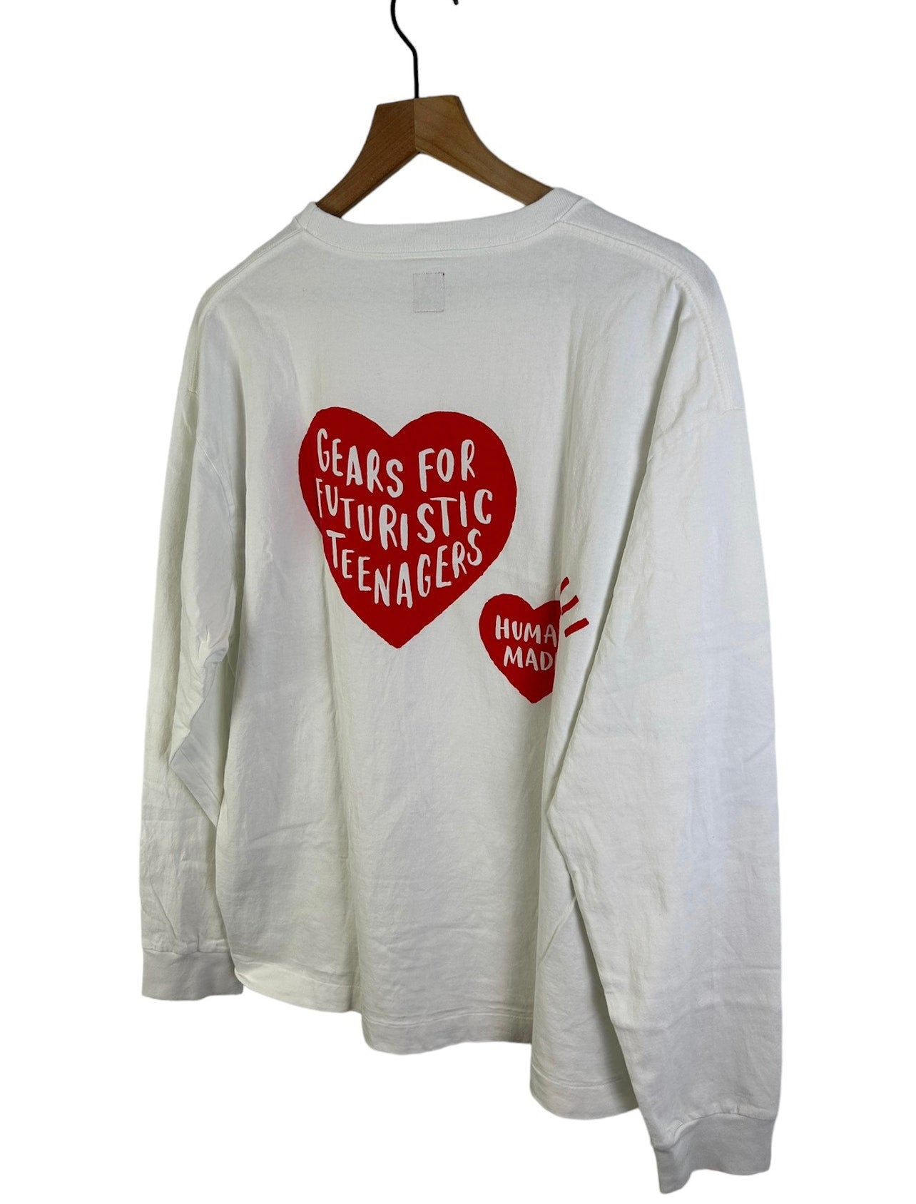 Human Made Heart Logo Print L/S T-Shirt