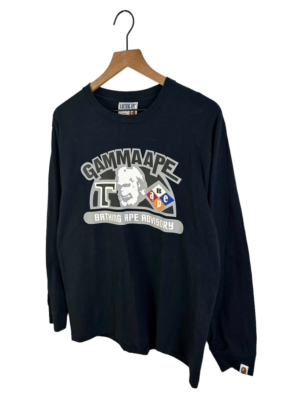Bape Gammer Ape Print L/S T-Shirts Size: M