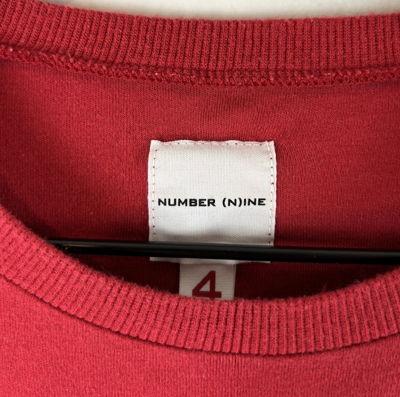 Number Nine Fender Logo Half Sleeve T-Shirt Size: 4