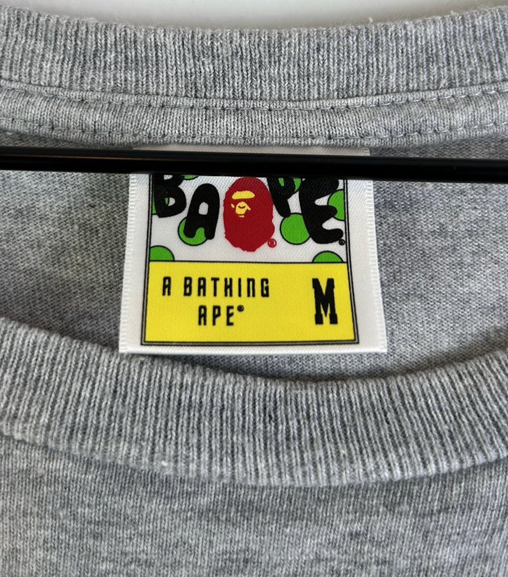 2012 Bape Face Logo Print T-Shirt
