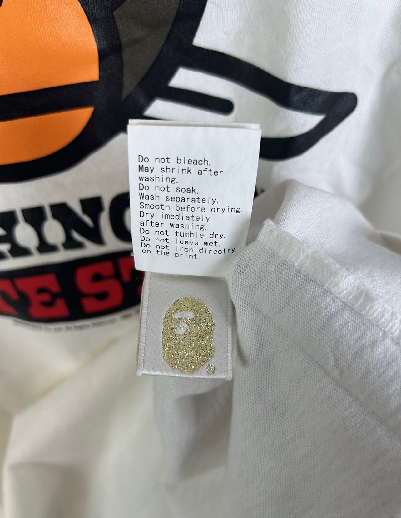 2012 Bape Milo Pirates Logo Print T-Shirt Size: M