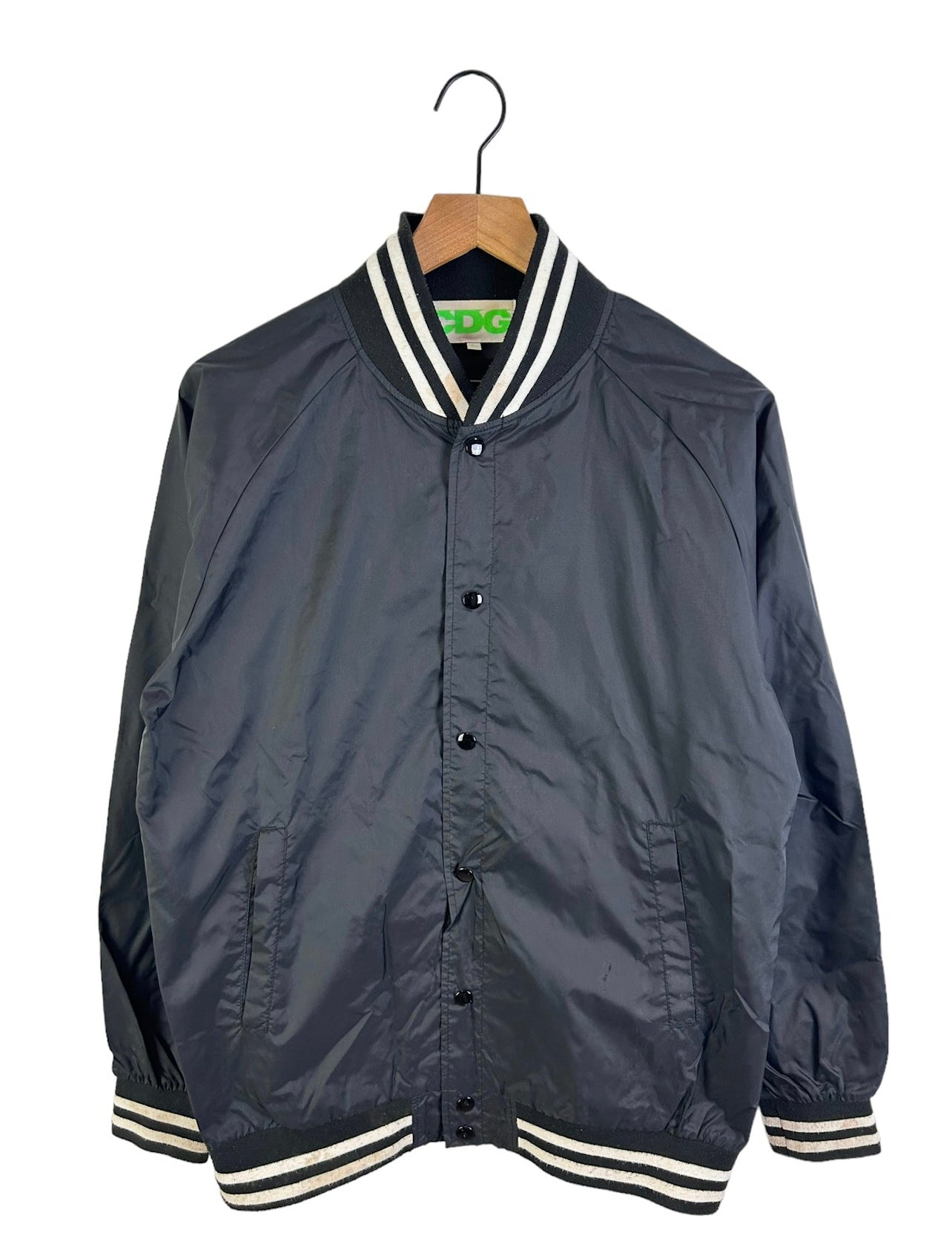 CDG Back Logo Nylon Jacket Size: L