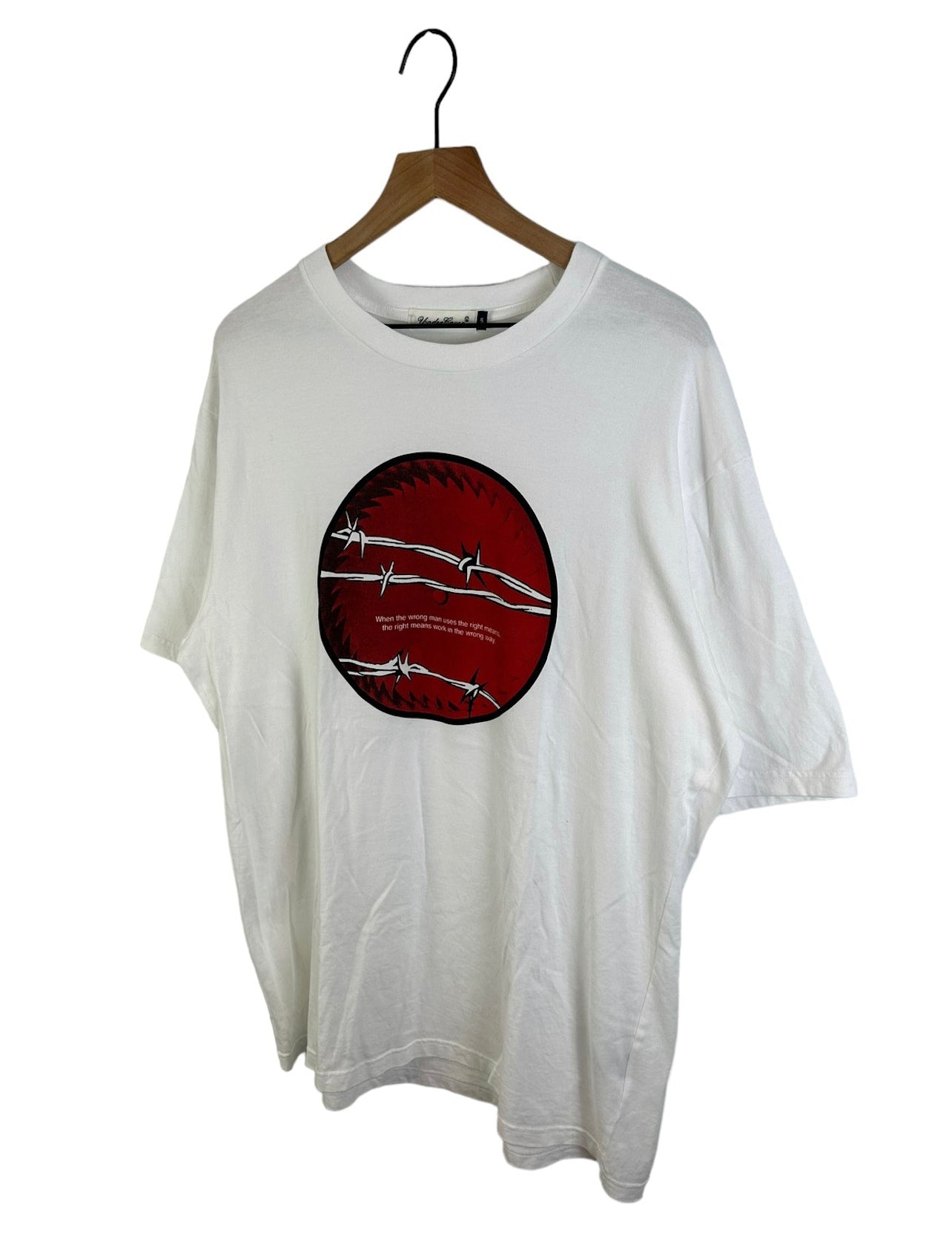 Undercover Barbed Wire Print T-Shirt Size: 5