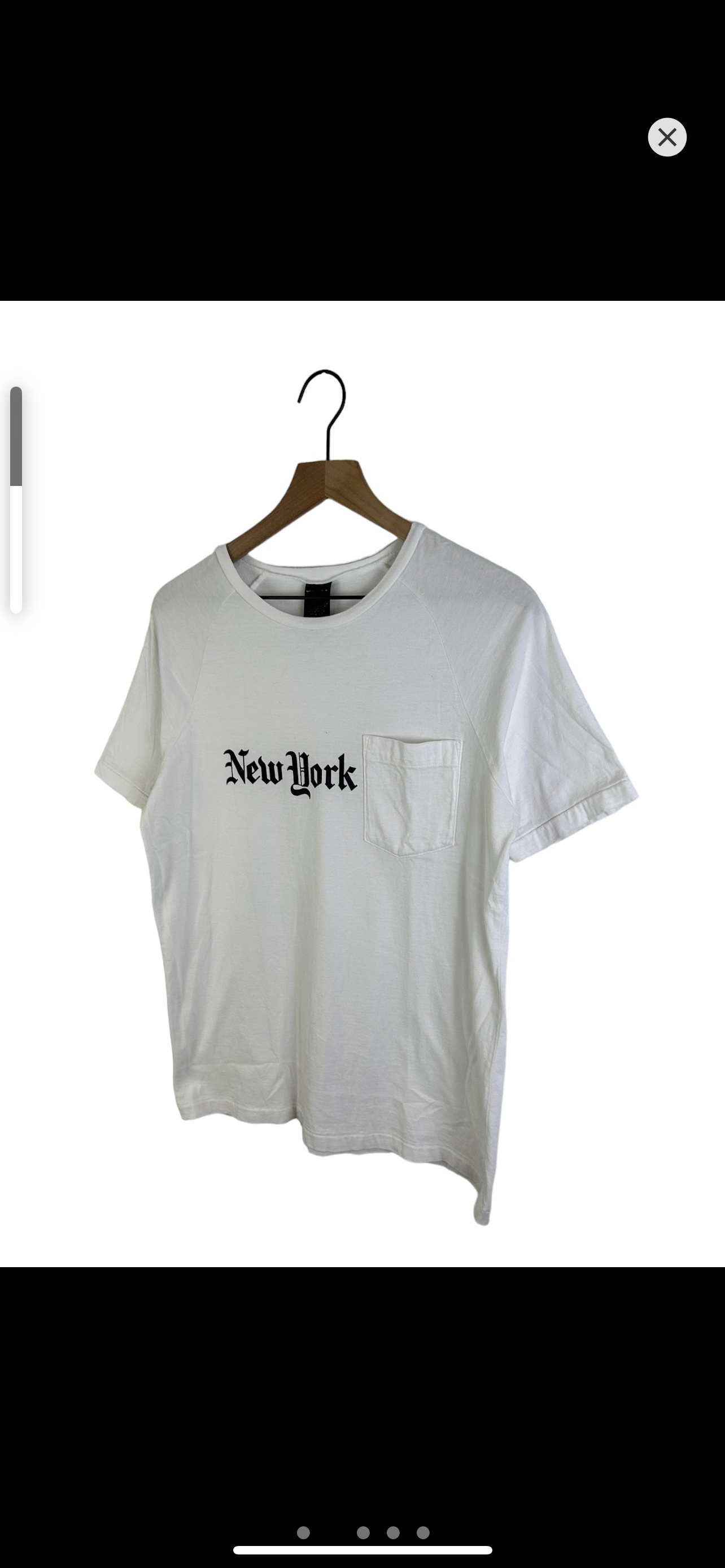 Number Nine New York Print Logo T-Shirt Size: M