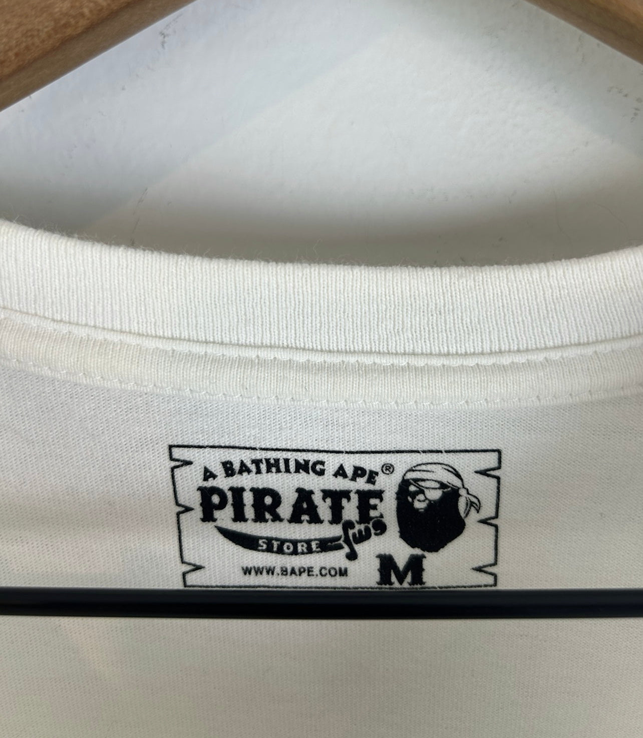 2012 Bape Milo Pirates Logo Print T-Shirt Size: M