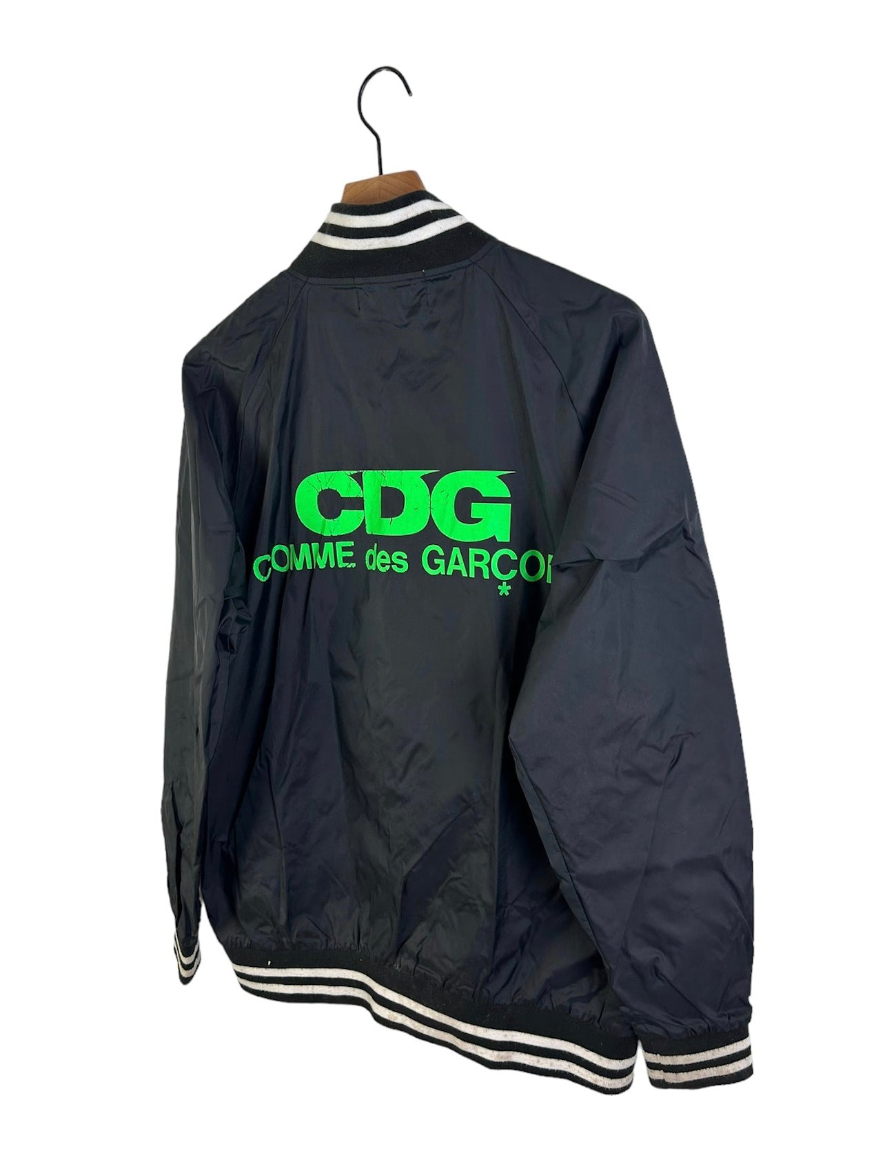 CDG Back Logo Nylon Jacket Size: L